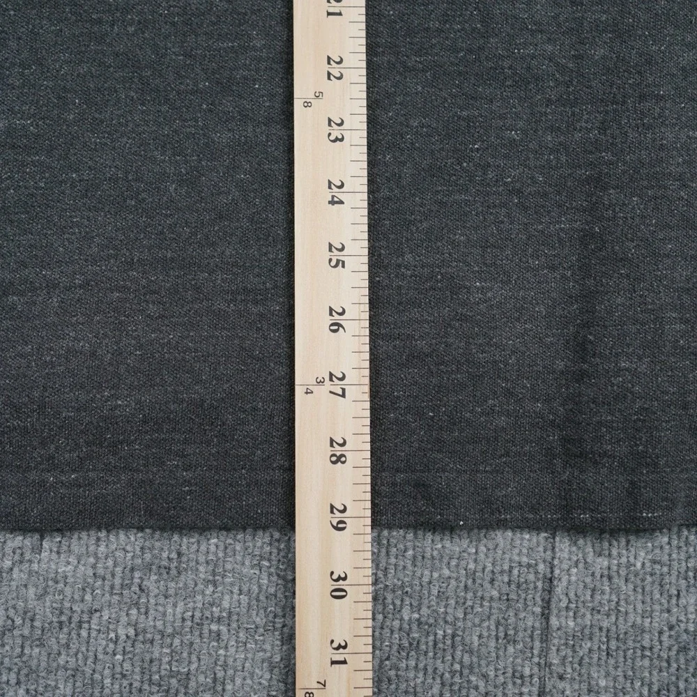 Polo Ralph Lauren Mens XL Charcoal Grey Heather Short Sleeve Pony‎ Logo Polo
